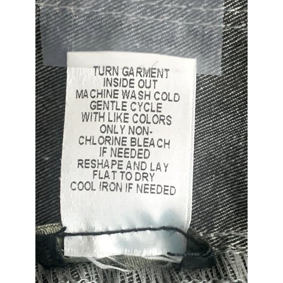 Coco Carmen Gray Snake Print Denim Mini Skirt With Frayed Hem Medium - Picture 13 of 13